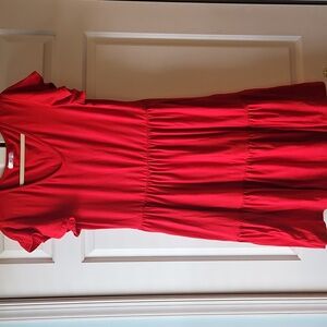 Charming Red Kids Dress